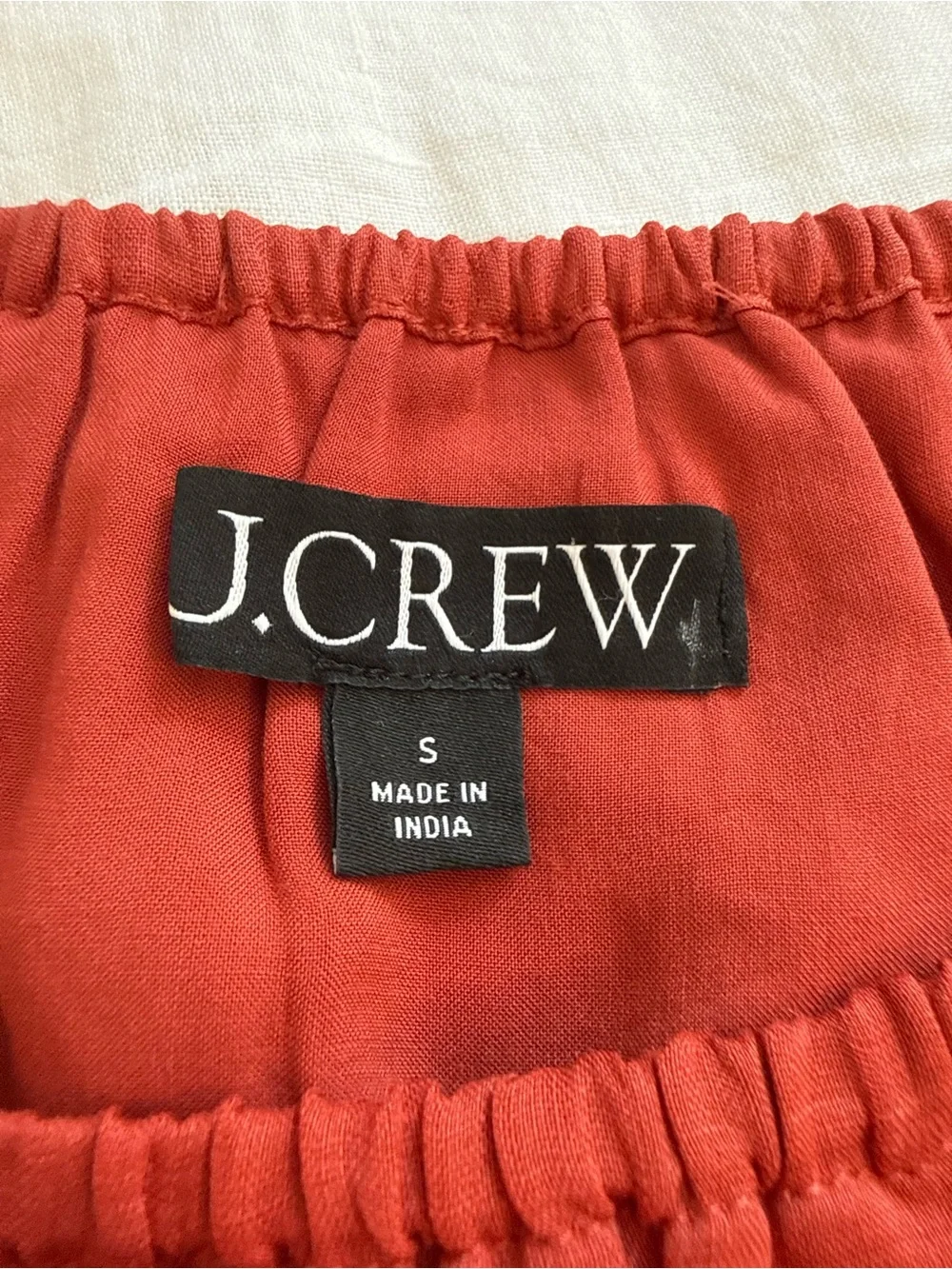J. Crew Puff Sleeve Top In Ramie